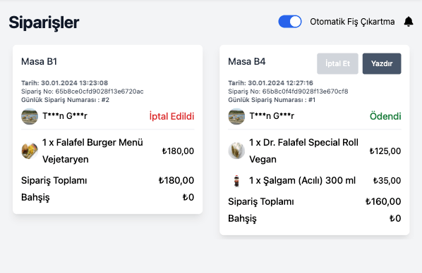Siparişlerinizi anlık takip edin